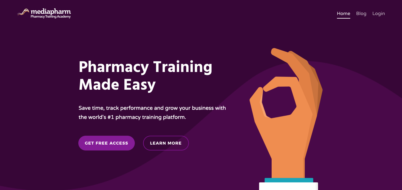 Mediapharm Online Pharmacy Training and Visibility Platform