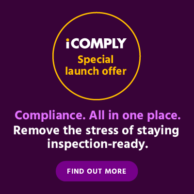 iCOMPLY Special Launch Offer. Compliance all in once place. Remove the stress of staying inspection-ready. Click to find out more.